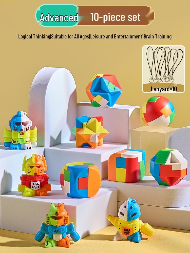 Luban Kongming Lock Set: Educational Puzzle Blocks for Kids Ages 8-12