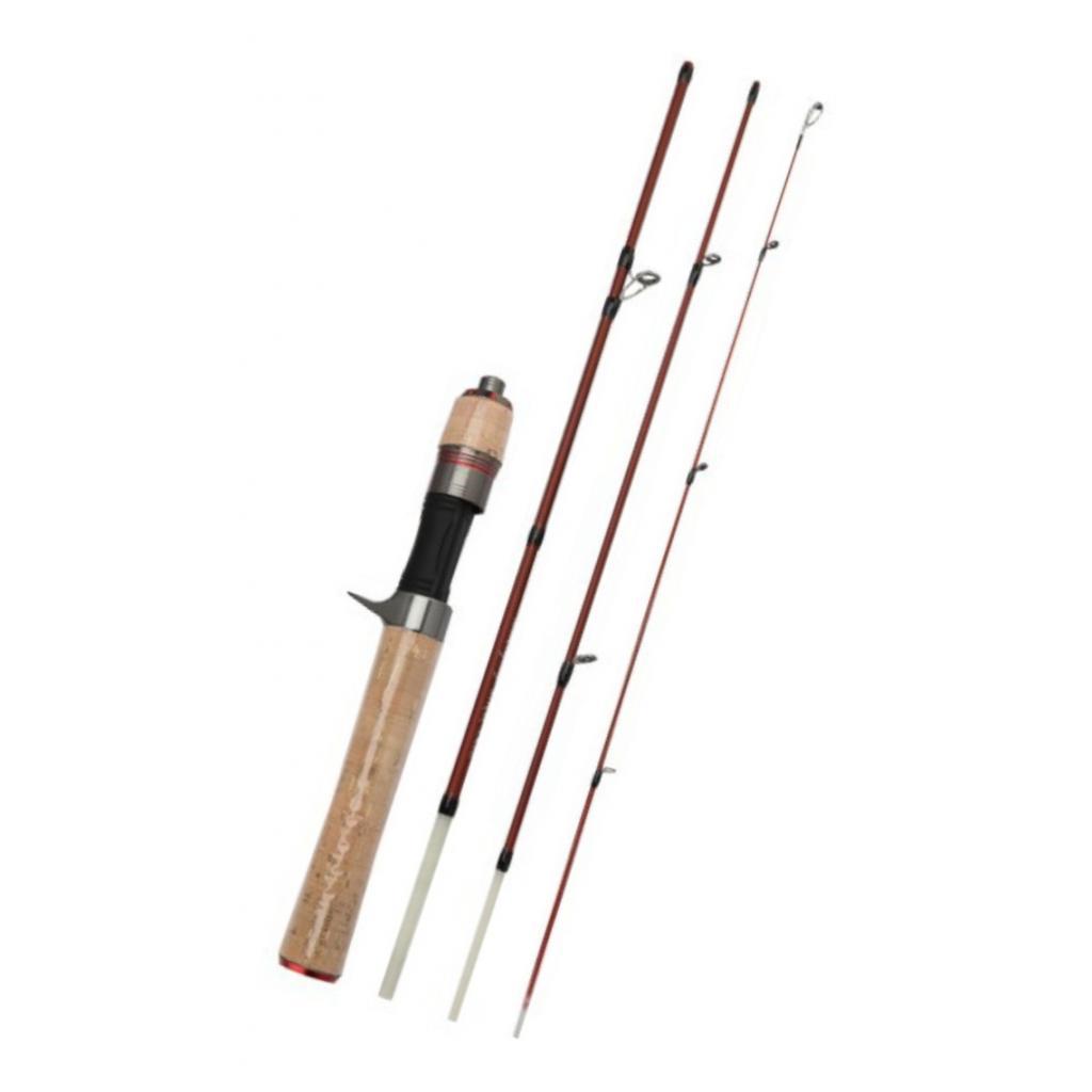 Fishing Rod for Lures, 4 Section Composite Travel Stream Anglers