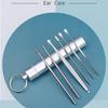 Stainless Steel Ear Cleaning Tool Set - 6 Pieces