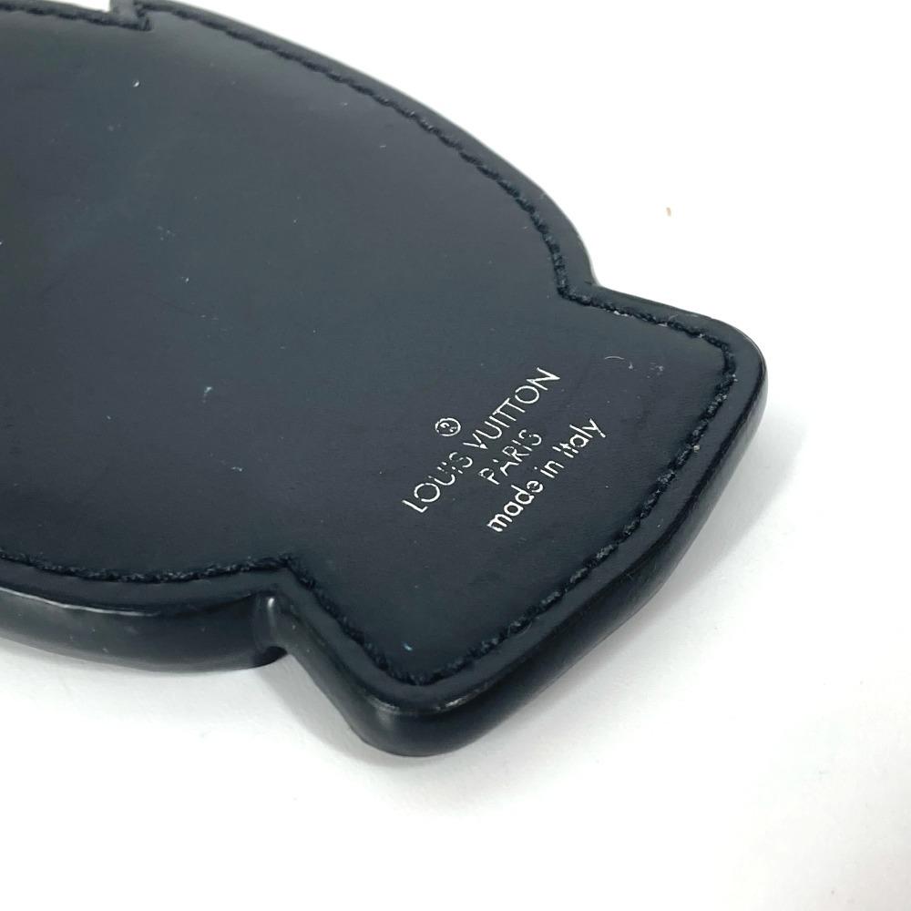 Louis Vuitton M69482 MonogramEclipse Porte Cles-Oulu Bag Charm Owl Key Holder