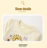 26-Year Children's Autumn Floral Hoodie - Round Neck, Animal Print, Fashionable Girl's Clothing