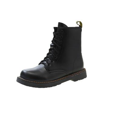 Elegant Round-Toe Short Boots In Classic British Style, Crafted from Soft and Supple Leather for Ultimate Comfort and Style