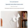 Silent Eye-Protecting Three-Blade Clip-On Fan Light with Three-Speed Adjustment for Bedroom or Living Room.