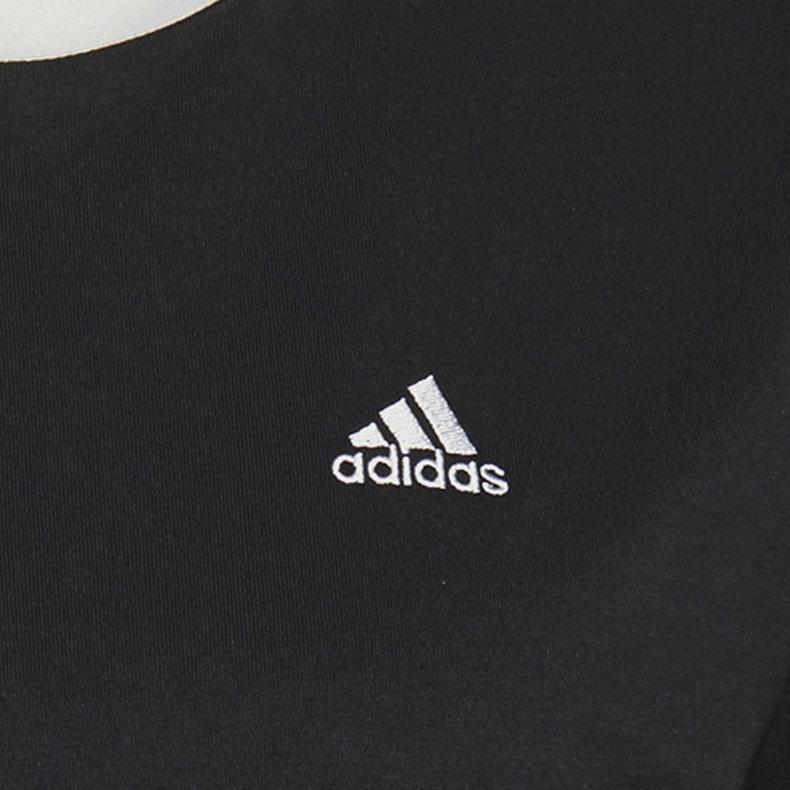 adidas Women's Essentials 3-Stripes Tee Black GS1379