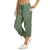 Women's Pleated Cargo Hiking Pants With Pockets
