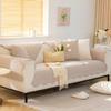 Modern Cotton Sofa Cushion Four Seasons Universal Cushion Cover Pure Cotton Fabric Non-slip Sofa Towel Willow Leaf Pattern Mat