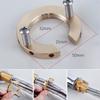 32mm/1.26'' C-Type Faucet Anti-loosing Nut Copper/Stainless Steel Tap Fixing Fitting Kit Faucet Accessories Sturdy
