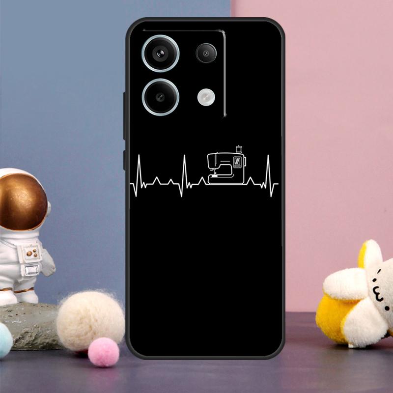 Nähmaschinengehäuse für Xiaomi Redmi Note 15 Pro Plus 10 11 12 13 14 Pro Redmi 15 15C 14C 10C 12C 13C Hülle