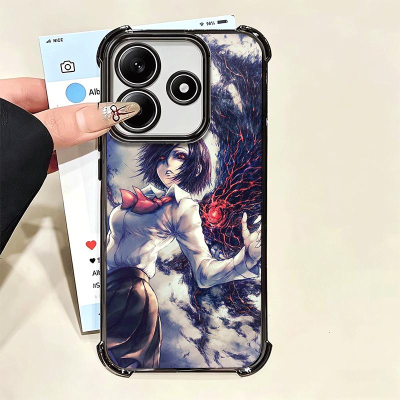 G-Ghouls Touka Kirishima Soft Phone Case For Xiaomi Poco X7 X8 Pro Max X6 X5 X3 F8 Ultra F7 M8 M7 M5S Redmi 15C 15A 15 14C 13C 1