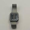Used [Battery Replaced] Working Item RADO Watch Men's Date Quartz Silver Black