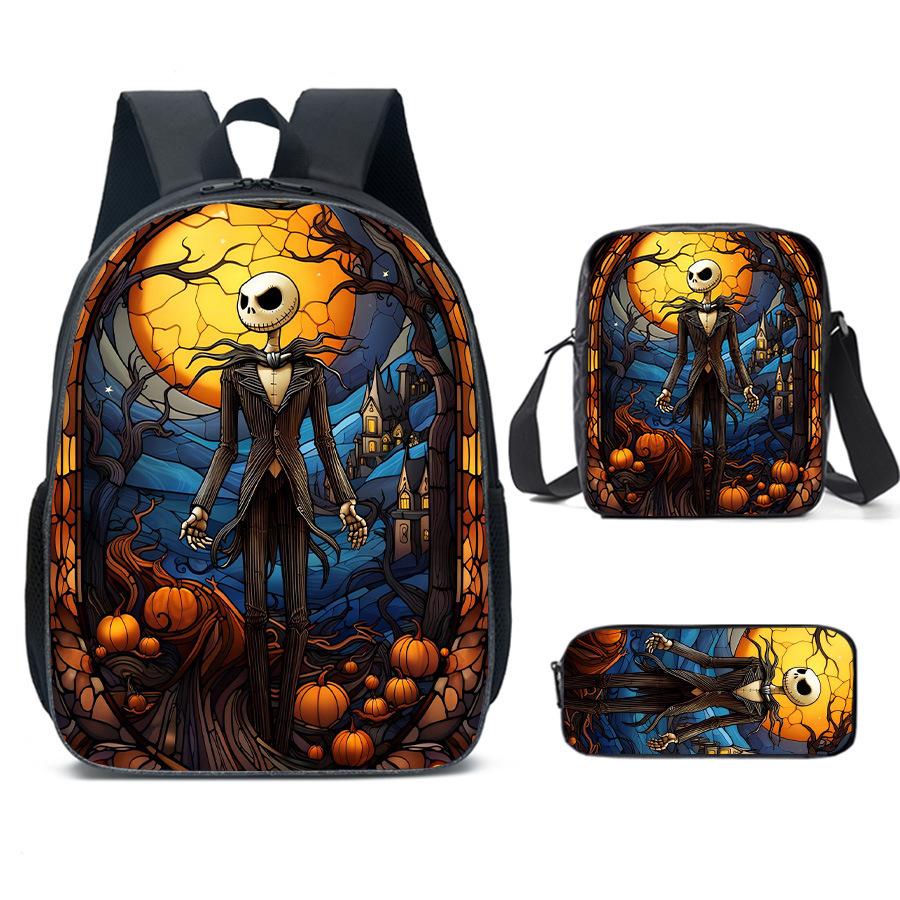 The Nightmare Before Christmas School Bags Men'S And Women'S Backpacks