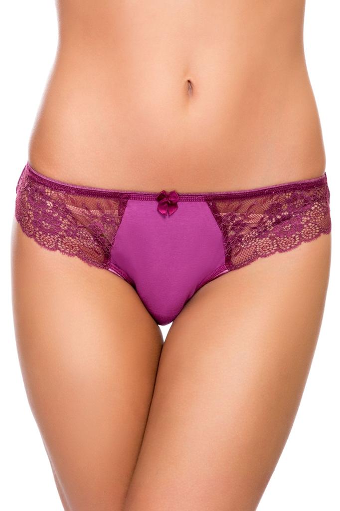 Slip Panties Sambario 1 (XS) Transparent Black (49318)