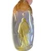 High Ice Yellow Agate Chalcedony Enlightenment Pendant