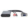 USB Cable with Audio Adapter VGA Input to HDMI Video Converter Excellent Performance