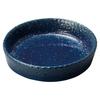Marui Seito Hechimon Indigo Glazed Round Water Basin 1-5577 [Japanese Flower Vase, Flower Holder, Elegant, Stylish]