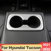 Pentru Hyundai Tucson NX4 2022 2023 Hybrid N Line ABS scaun auto rândul din spate capac suport pentru pahare cadru accesorii autocolante