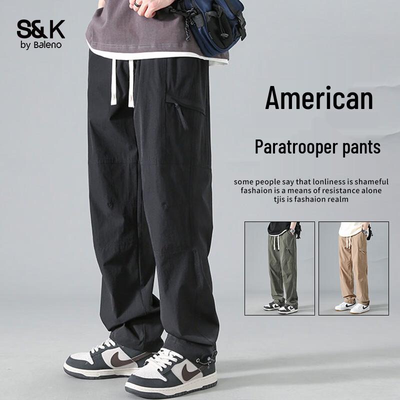 Baleno S&K Men s American Loose Cargo Pants L