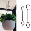 Pack of 4 Strong Metal Plant Hook with 55lb Weight Capacity Strong Iron Hangers Upgrades for Indoor Outdoor Use