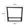For VW Golf 6 MK6 2010 2011 2012 2013 Piano Black Car Interior Center Console Gear Shift Panel Frame Ashtray Box Cover Trim