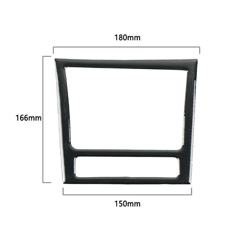 For VW Golf 6 MK6 2010 2011 2012 2013 Piano Black Car Interior Center Console Gear Shift Panel Frame Ashtray Box Cover Trim