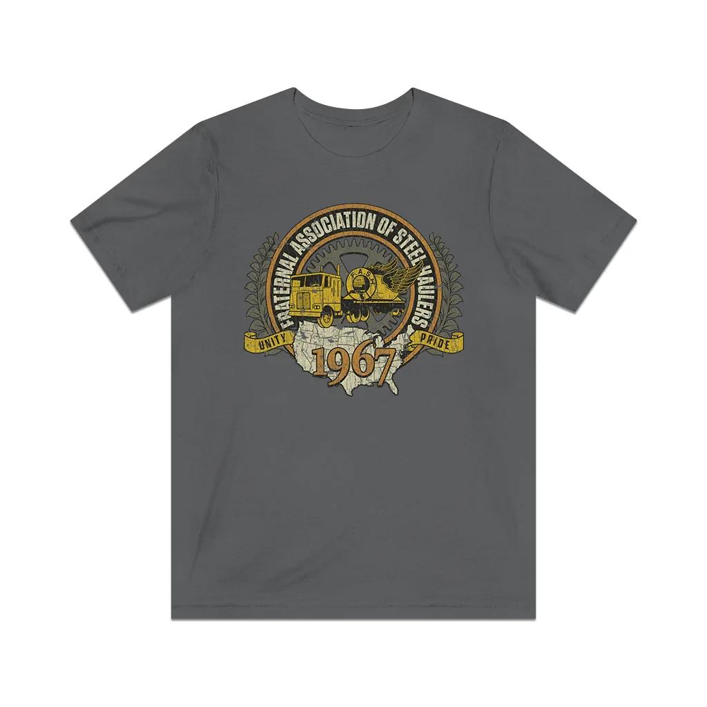Fraternal Association of Steel Haulers (FASH) 1967 Vintage Men s T shirt S