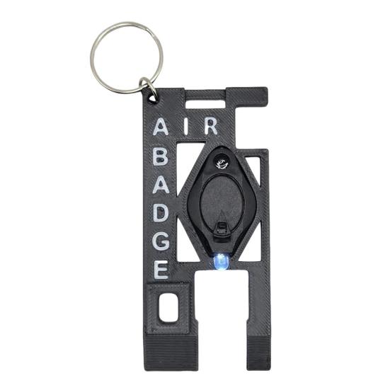 Oxygen Tank Wrench with Phone Holder 5-in-1 Multifunctional Oxygen Hose Wrench Portable Oxygen Tank Key with Light EET Wedge Keychain Attachment