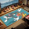 Tom and Jerry Print  Cushion Non-slip Laptop Tablet Big Mousepad XXL Mat Mini PC Playmat With Lock Edge