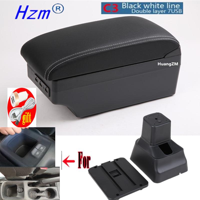 For Nissan Versa Armrest Box Almera 2020-2024 Central Console Storage Box Ashtray Cup Holder PU Leather USB Charging LED