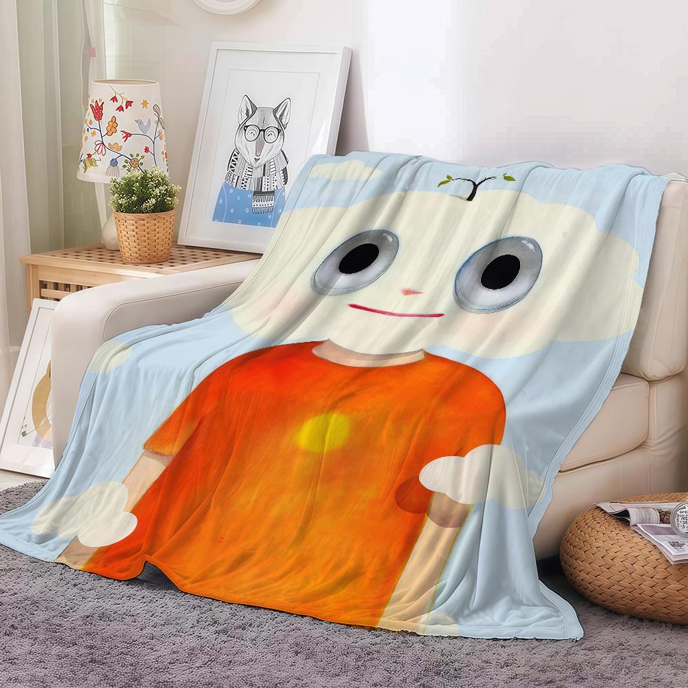 Art J-Javiercalleja-S Cartoon Cute Blanket Warm And Soft Suitable For Bedroom Living Room Sofa Bed Office Travel Camping