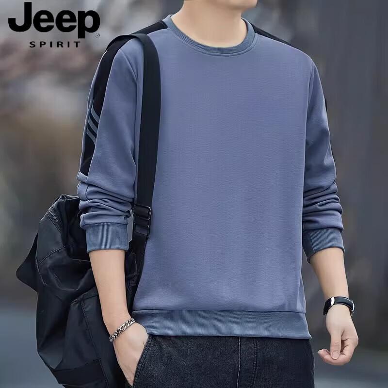 JEEP SPIRIT Men s Crew Neck Casual Sweatshirt XL