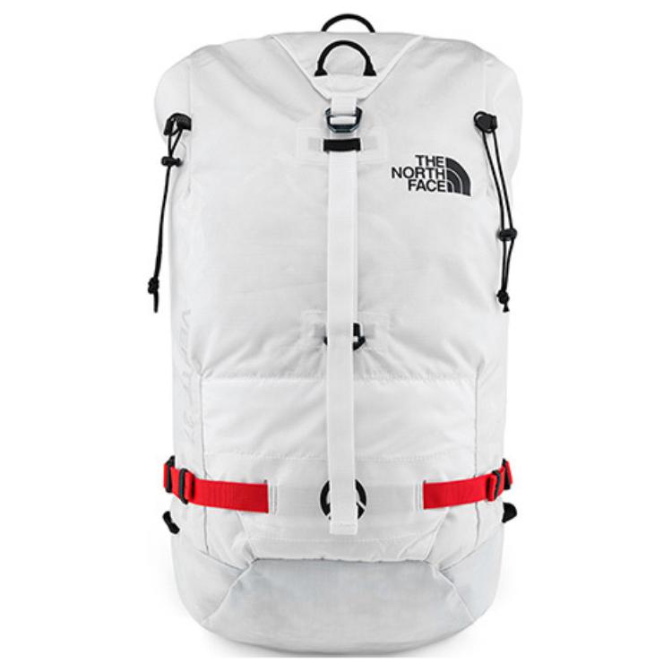 The North Face 27L Summit Series Large Capacity Fitness Travel Backpack Unisex Backpack White 52DD White