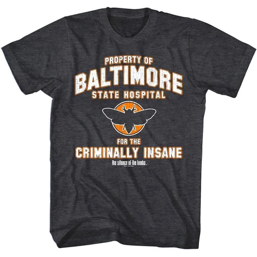 Silence of the Lambs Property of Baltimore State Hospital Men s T Shirt S