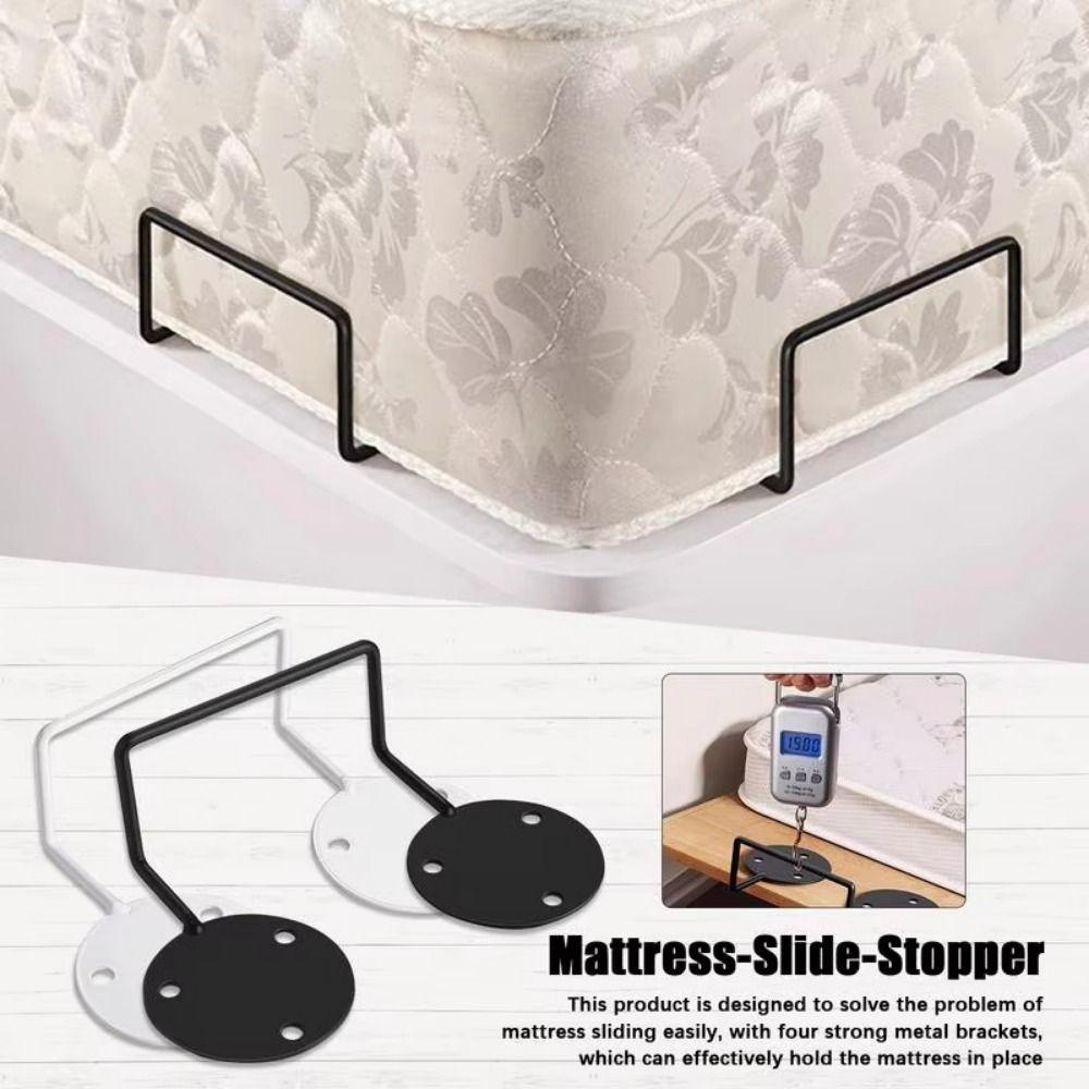 

Non Slip Mattress Slide Stopper Strong Material Mattress Holder Home Furniture білий