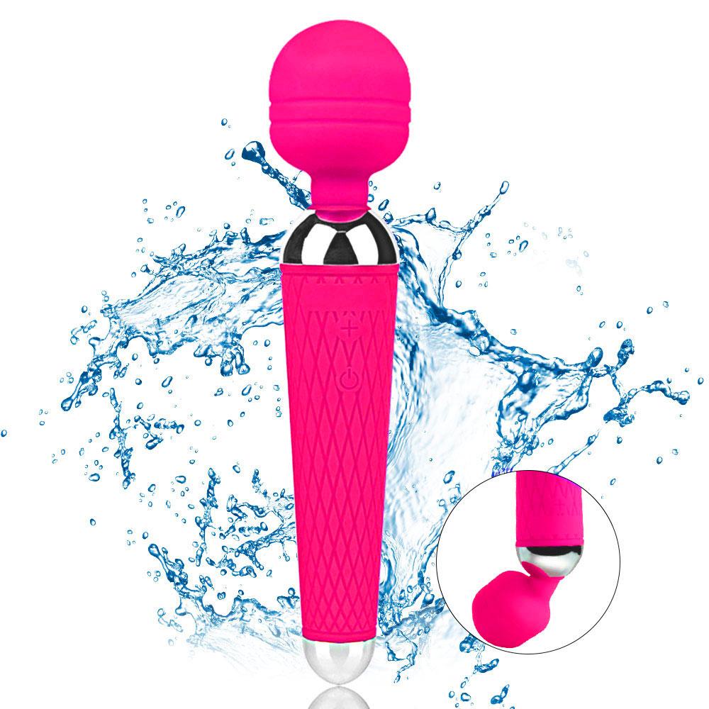 POMFW Výkonný AV vibrátor pro ženy Magic Vagina Wand Clit Stimulator G Bodová masáž Dámská masturbátor Sexuální hračka pro dospělé pro ženy