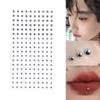 165/180Pcs Fake Nose Studs Crystal Rhinestones Stick On Body Gems No Piercing Decor For Face Lip DIY Festival Accessories
