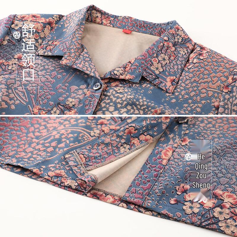 Elderly Women's Lightweight Summer Blouse Set