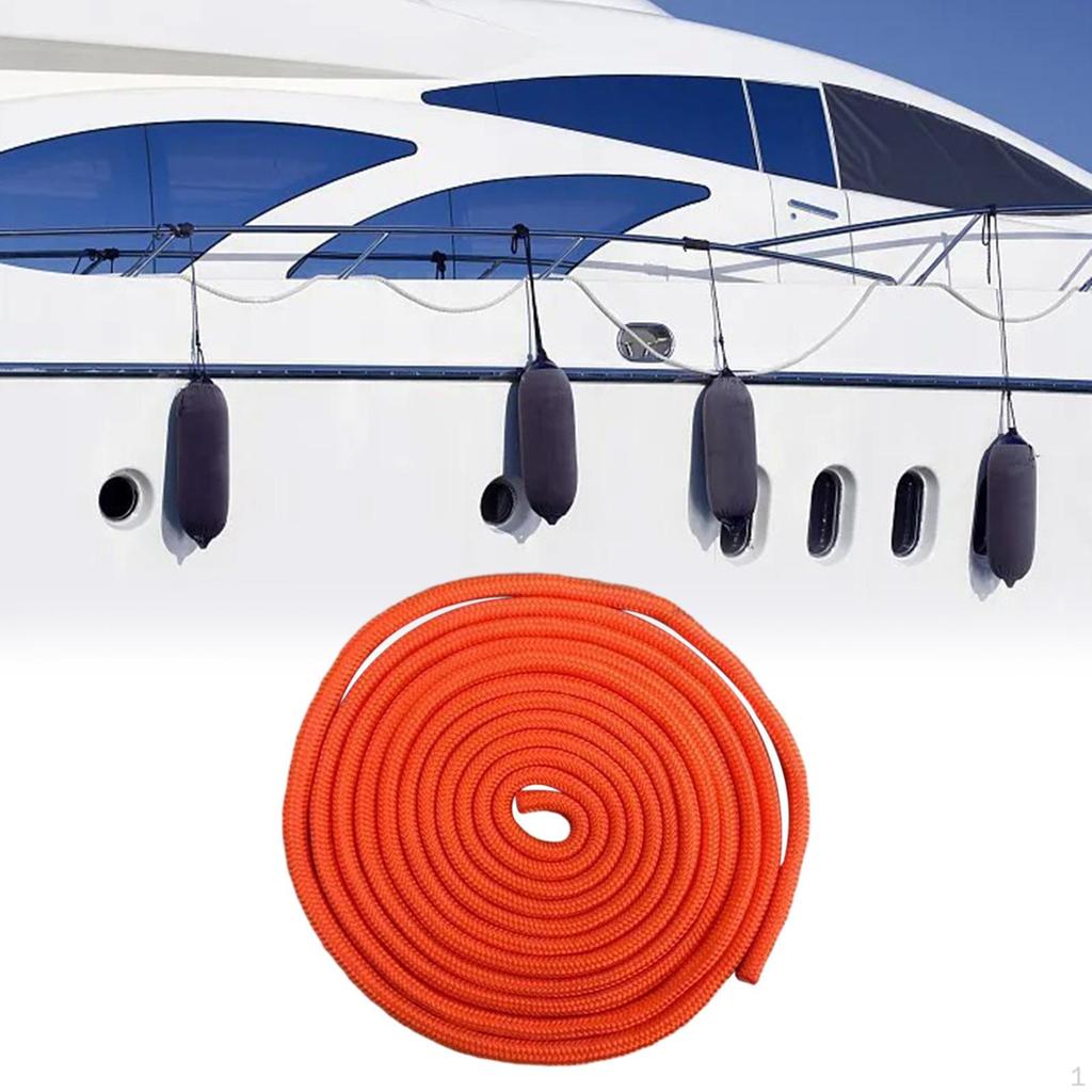 2 Meter Boat Mooring Rope, Twisted Dock Line, Multipurpose for Small Boats