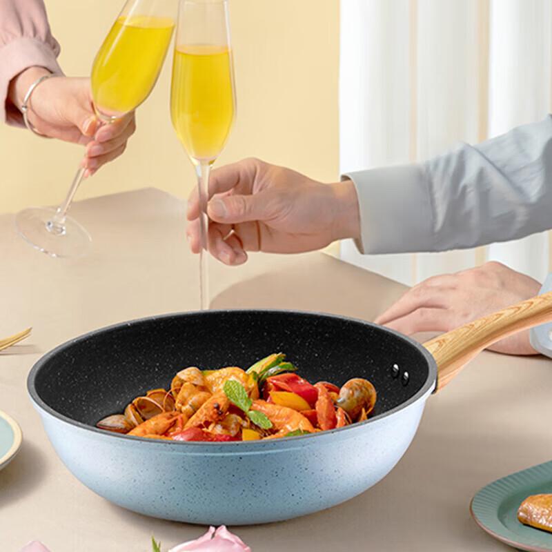 ASD Anjia Crystal Stone Non-stick Stir-fry Pan 28cm