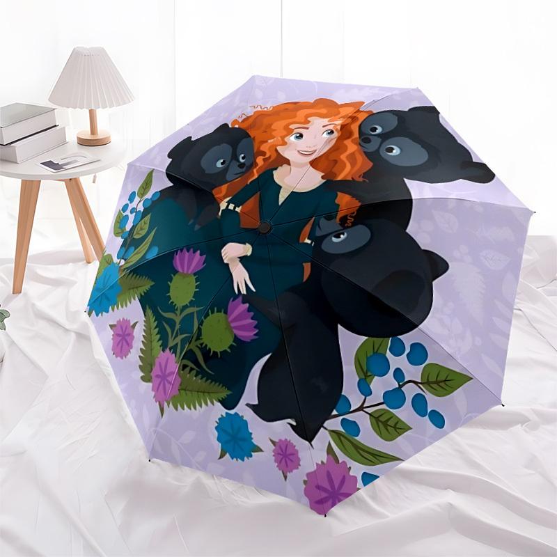 1pc Merida Automatic Umbrella 8-Bone Design Compact Gear for Outdoor Travel,Perfect Gift for Friends' Birthdays yy250815038