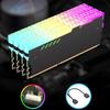 PC Memory Heatsink Cooling 5V 3PIN ARGB for Desktop Computer Memory DDR3 DDR4 DDR5 Temperature Dissipation Aluminum