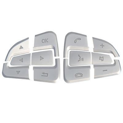 Car Styling Steering Wheel Button Trim for Mercedes For Benz E Class M Class G Class SLK Models for Audio Control