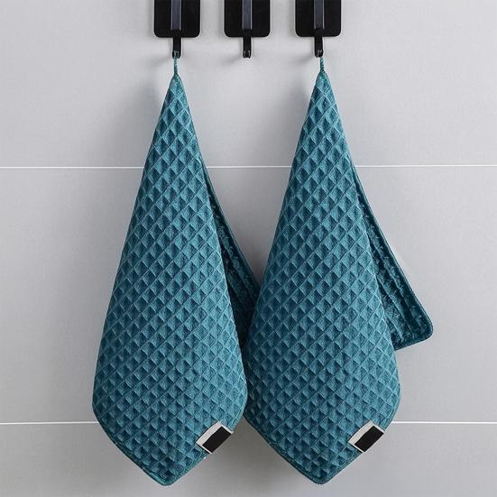 Dishwashing Rag, Double-Sided Waffle Microfiber Dish Scrubber, Stain Removing Dish Towel for Kitchen Counters Bars