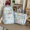Schoolbag New High-value Star Schoolbag Women's Large-capacity Lightweight Backpack Campus Wind Letter Backpack Student Make-up Bag
