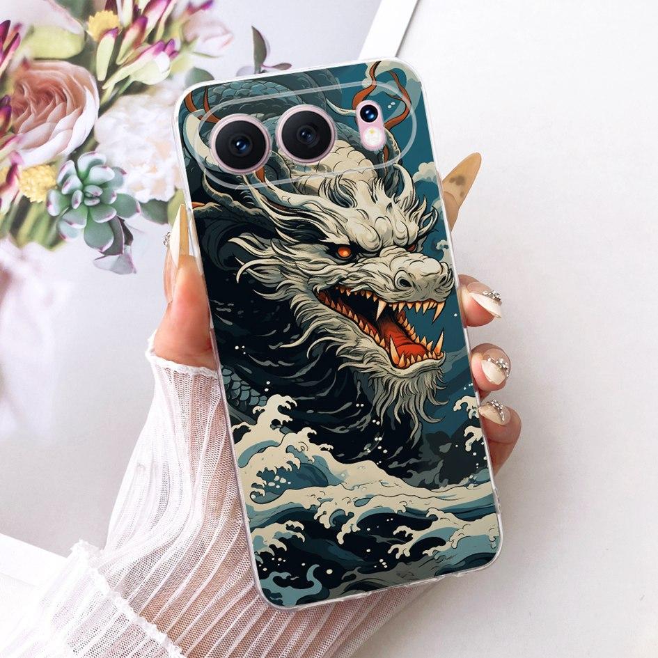 6.55" For Honor 500 5G Case Fashion Flower Bowknot Soft Slim Silicone Phone Cover For Honor 500 Pro Funda MEY-AN00 Honor500 Capa