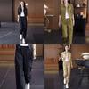 Urban Style Womens Summer Suit Set With Long Sleeves For Office Casual Wear