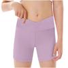 Children's Solid Color Yoga Shorts Tight Fitness Sports Fashion Three-point Pants Hot Pants