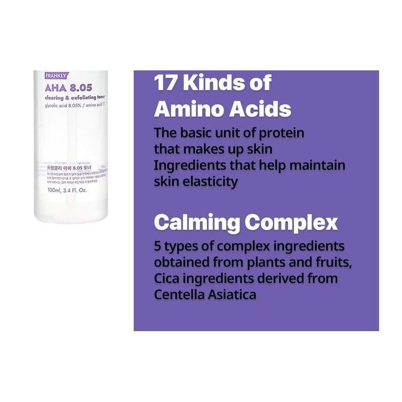 FRANKLY - AHA 8.05% Clearing & Refining Toner