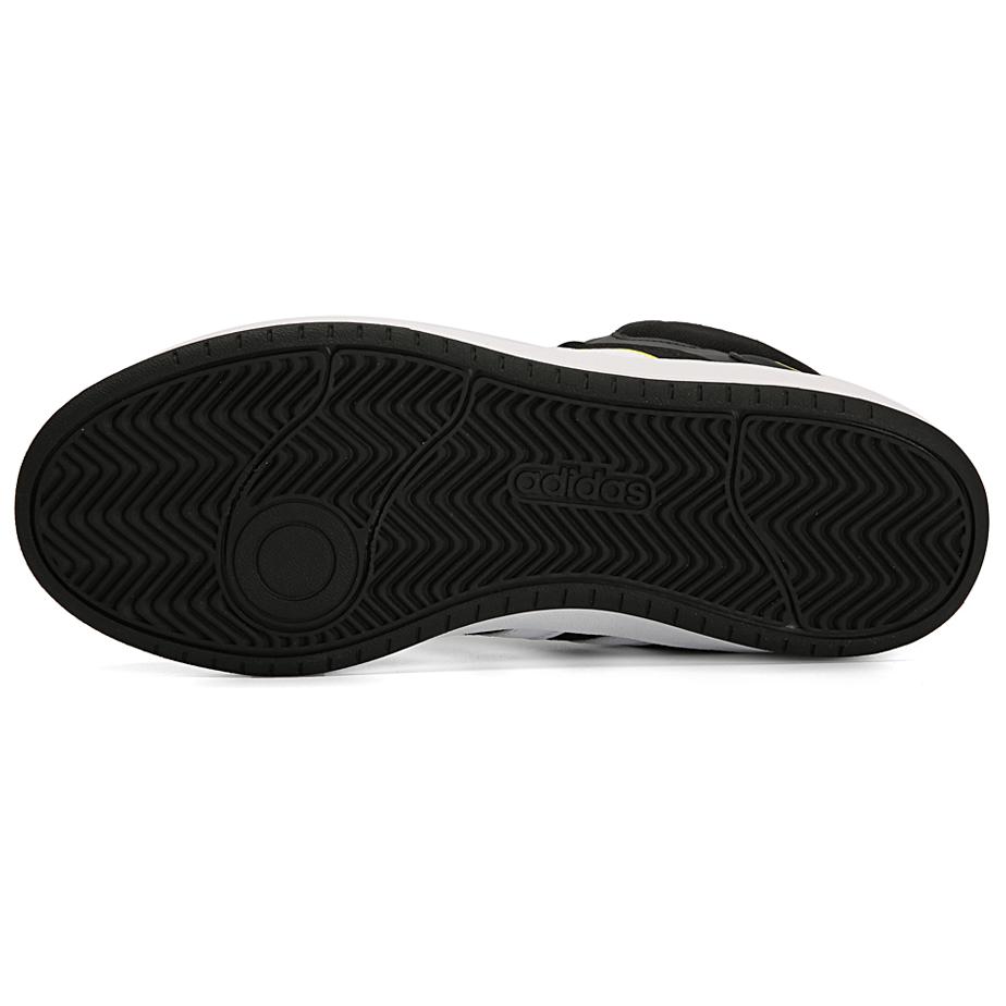 Adidas Cloudfoam All Court Comfortable Versatile Non-Slip Durable High-Top Tennis Shoes Men Sneakers Black B43873