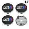 4PCS OD 58MM/60MM/63MM/65MM Cap For Rims SSR XXR Emblem Wheel Center Cap Sport Car Logo Wheel Cover Hub caps