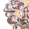 50Pcs Anime Demon Slayer Pvc Sticker For Luggage Laptop Skateboard Waterproof
